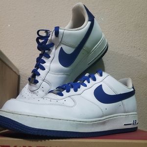 Size 11 Nike Air Force 1 White & Blue